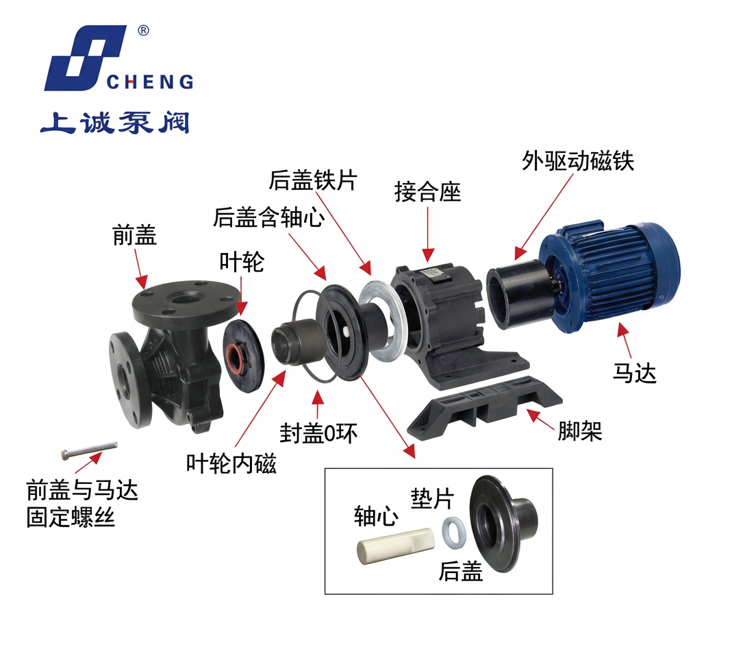 工業(yè)泵技術對比：磁力泵與傳統(tǒng)離心泵的結構與應用區(qū)別解析