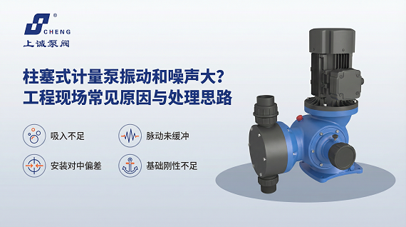 柱塞式計量泵振動和噪聲大？工程現(xiàn)場常見原因與處理思路
