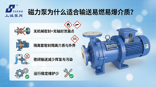 磁力泵輸送易燃易爆介質(zhì)安全嗎？化工行業(yè)安全輸送解決方案
