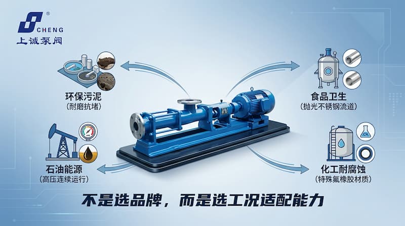 螺桿泵選哪家更靠譜？穩(wěn)定性判斷標(biāo)準(zhǔn)與廠家選擇指南｜上海上誠(chéng)泵閥